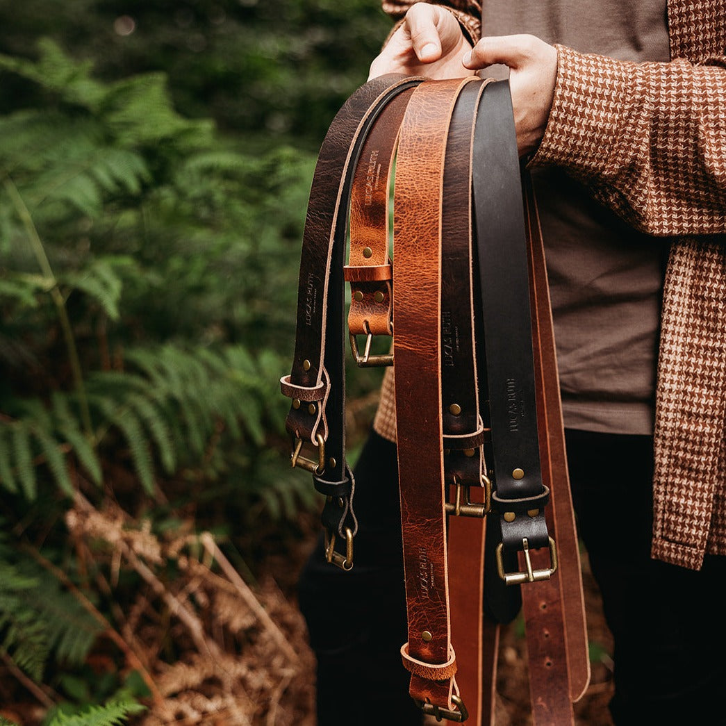 Leather Belt in Full Grain Vegetable Tanned