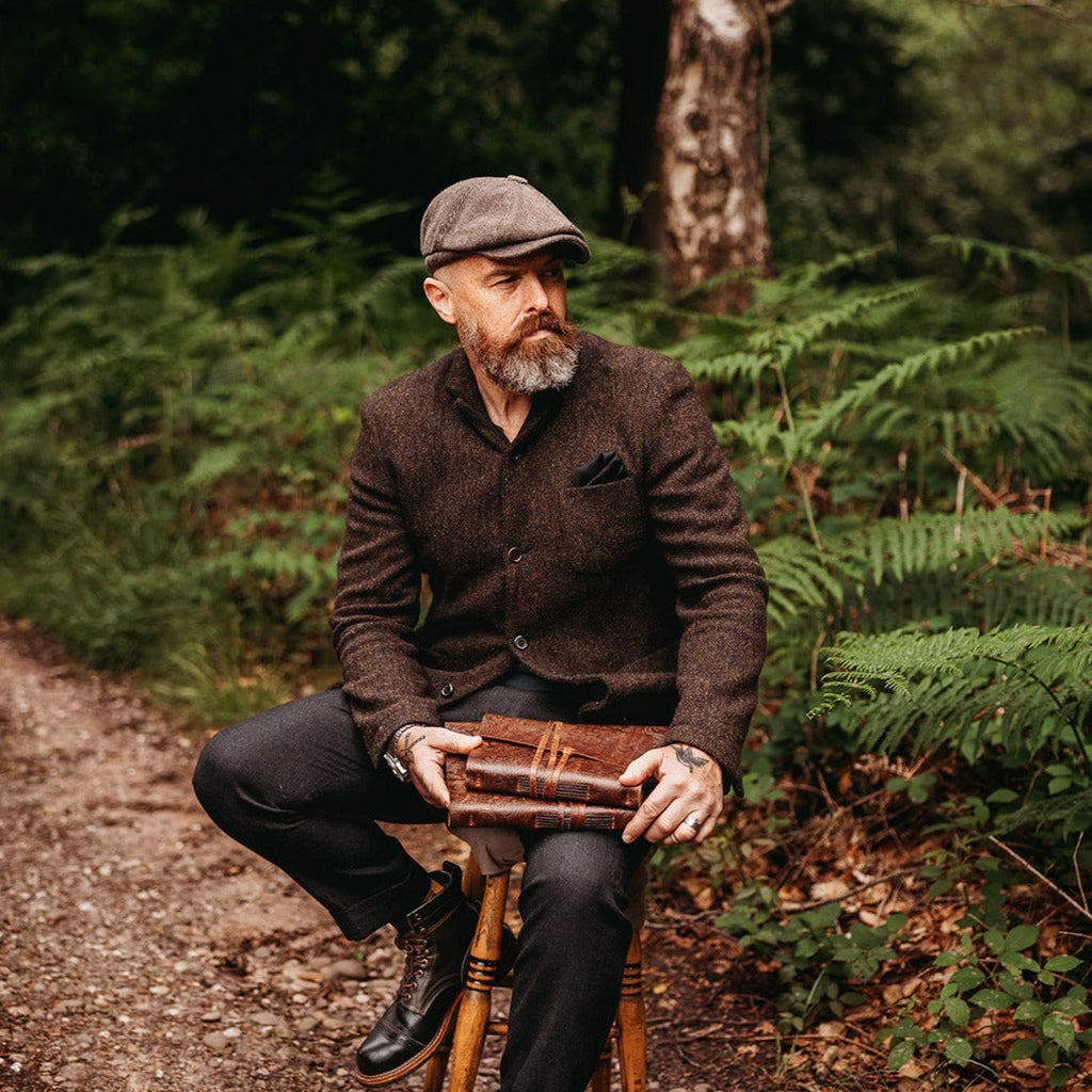 Walnut Botanical Leather Journal