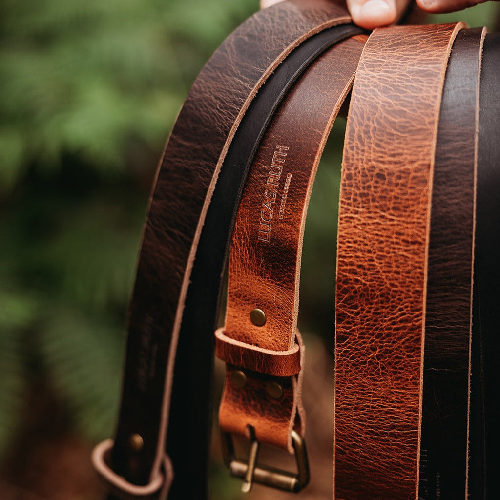 Leather Belt in Full Grain Vegetable Tanned