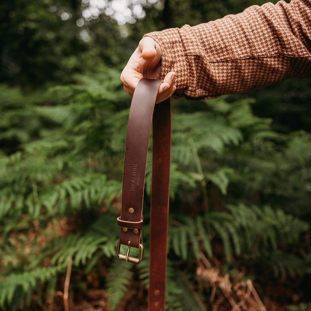 Leather Belt in Full Grain Vegetable Tanned