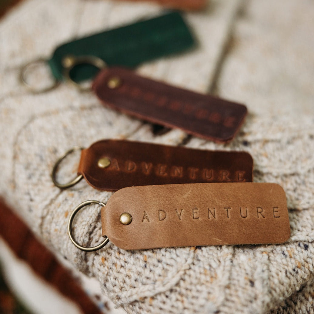Encouraging Keyring with Bespoke Engraving