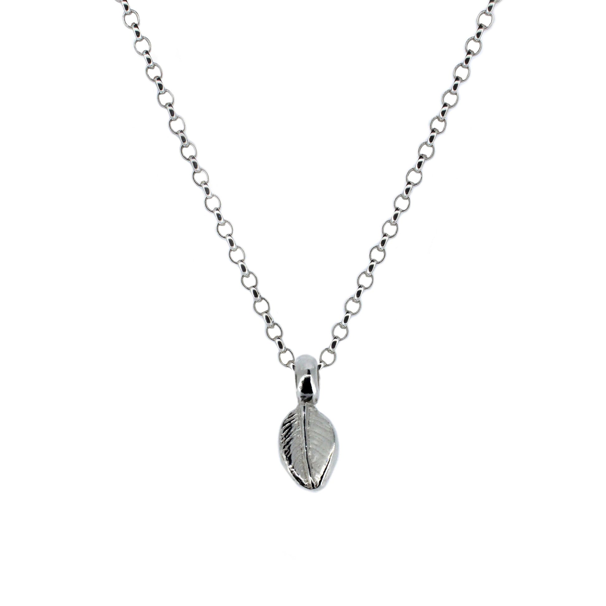 Sterling Silver Leaf Necklace