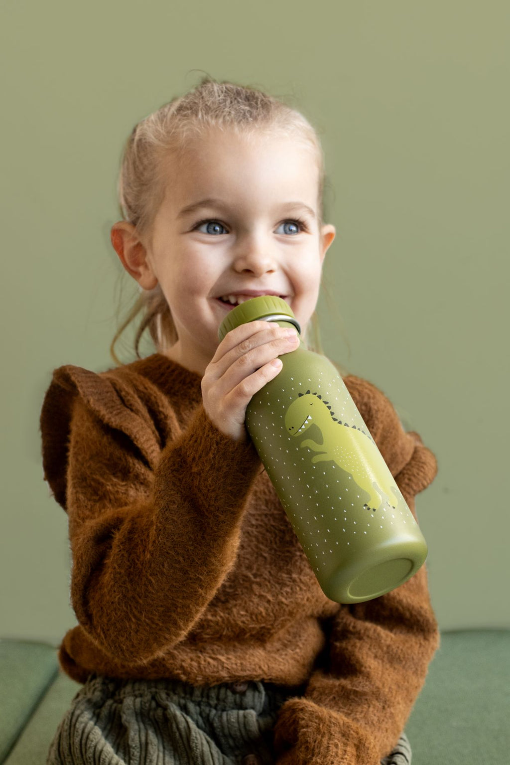 Stainless Steel Kids' Water Bottle – Durable & Leak-Proof by Trixie Baby at brixbailey.com