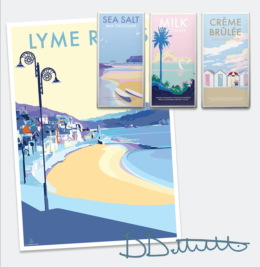 Lyme Regis Vintage Travel Poster Print