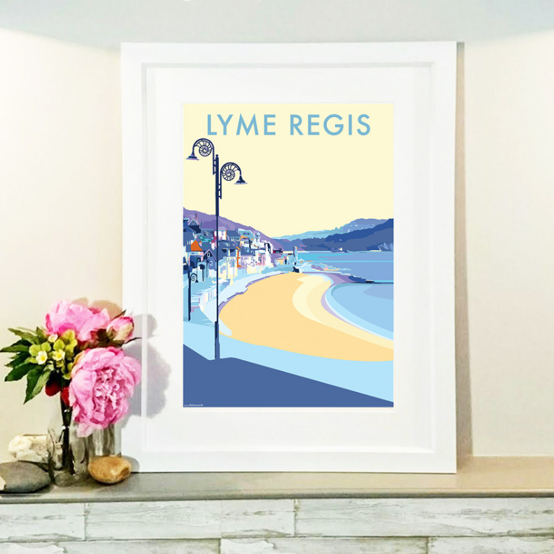 Lyme Regis Vintage Travel Poster Print