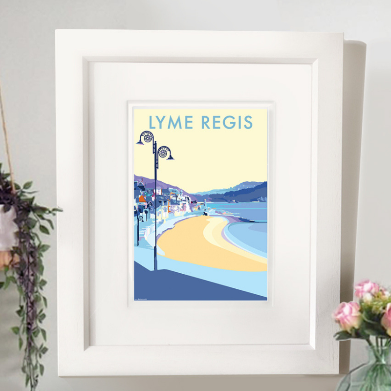 Lyme Regis Vintage Travel Poster Print