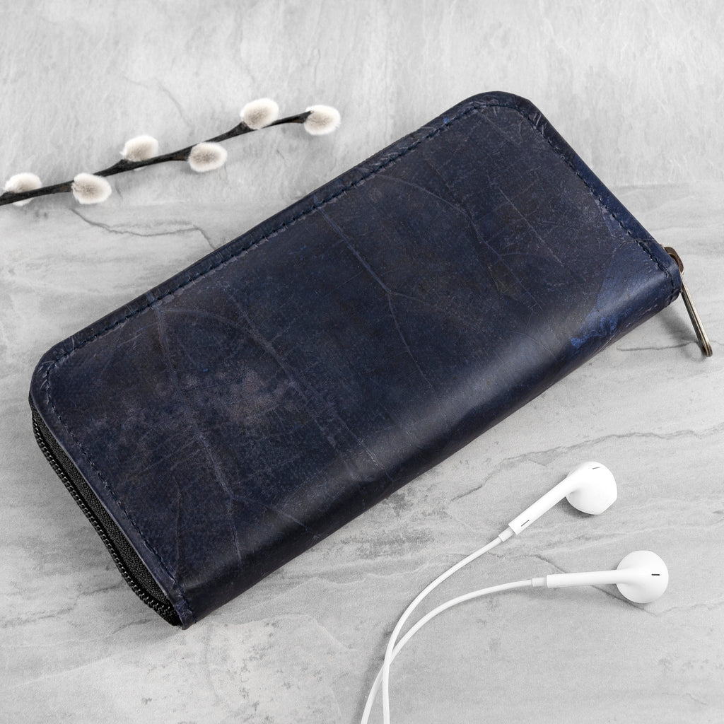 Vegan Leather Zip Over Purse