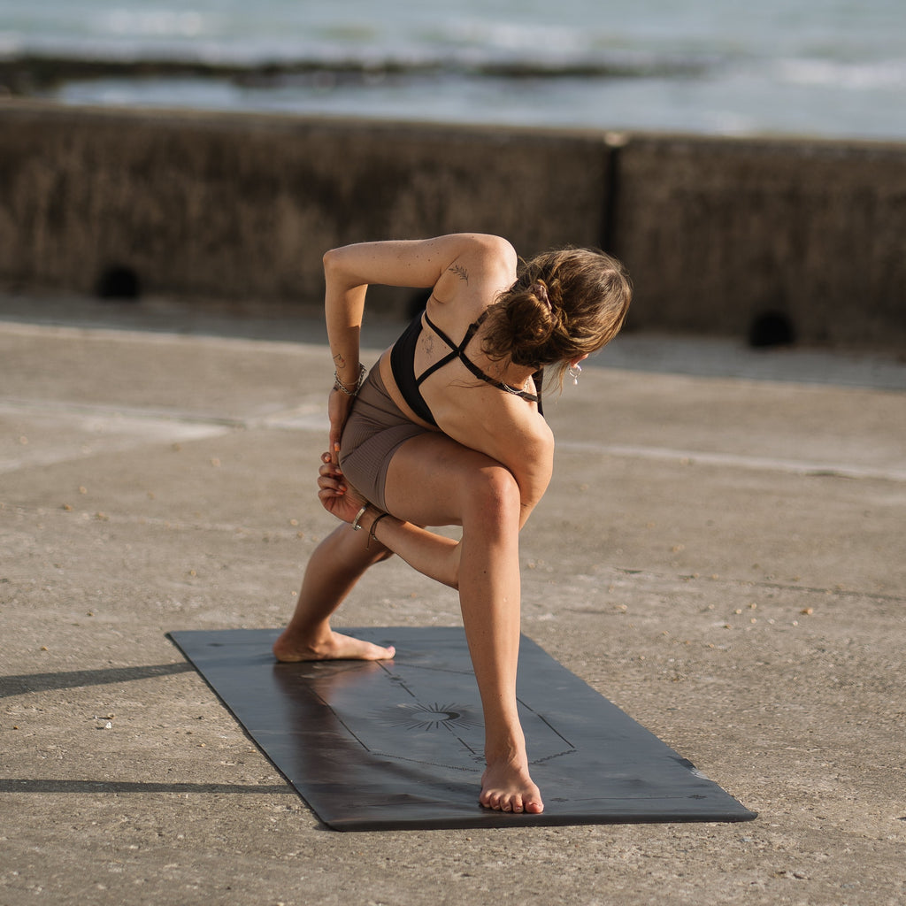 Warrior Black Travel Yoga Mat