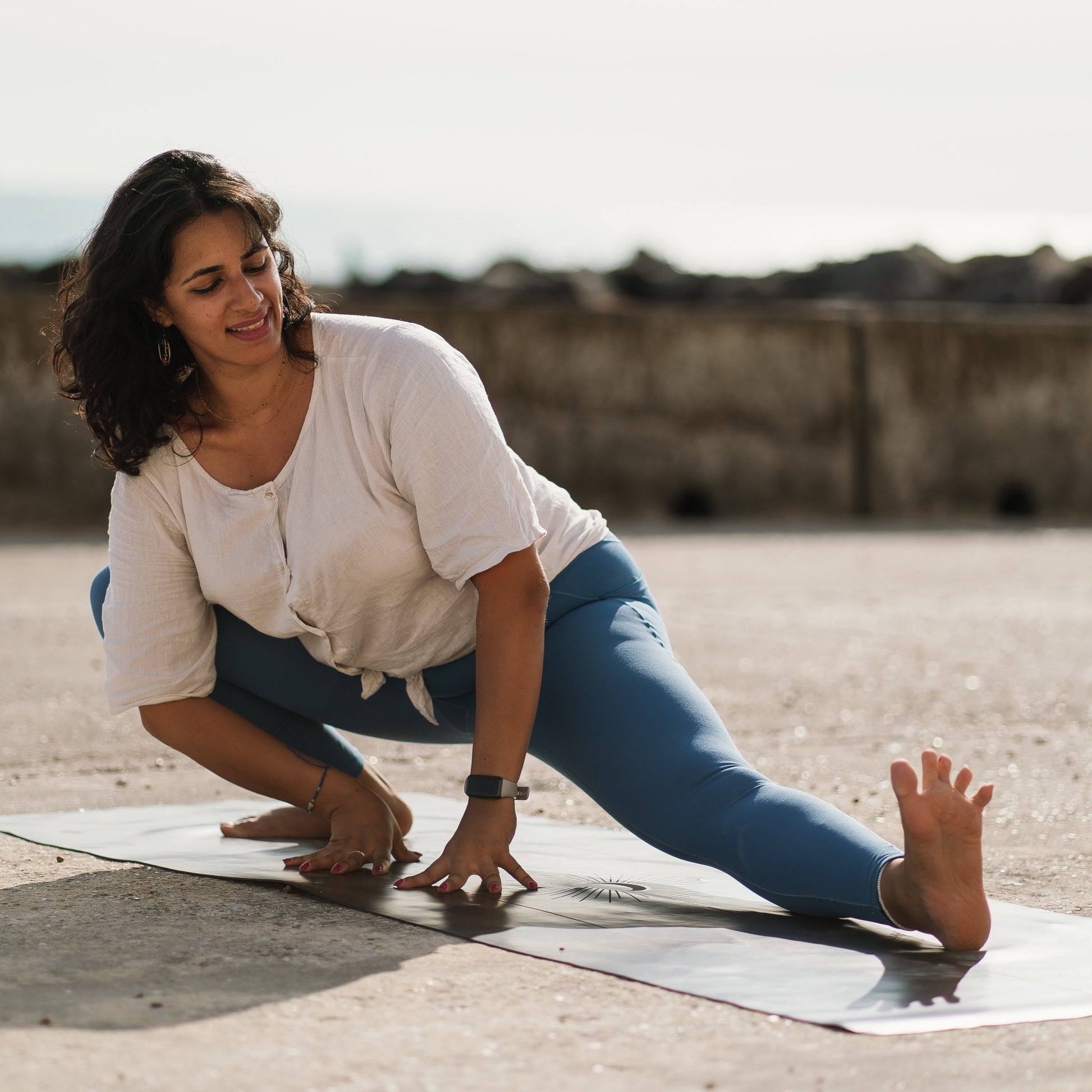 Warrior Black Travel Yoga Mat