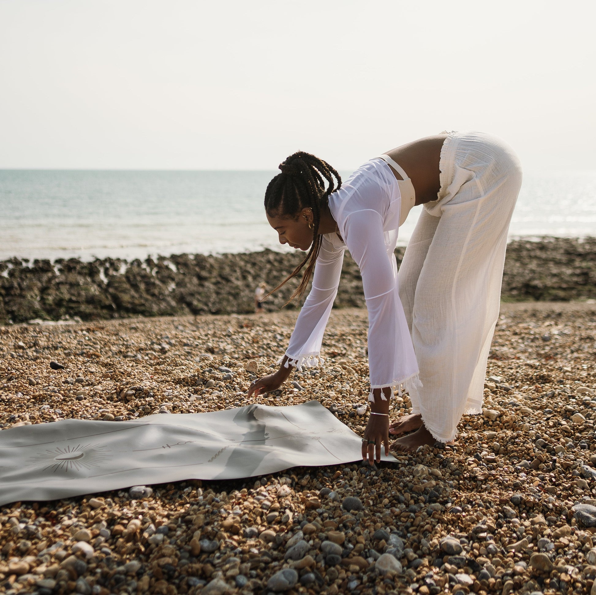 Warrior Black Travel Yoga Mat