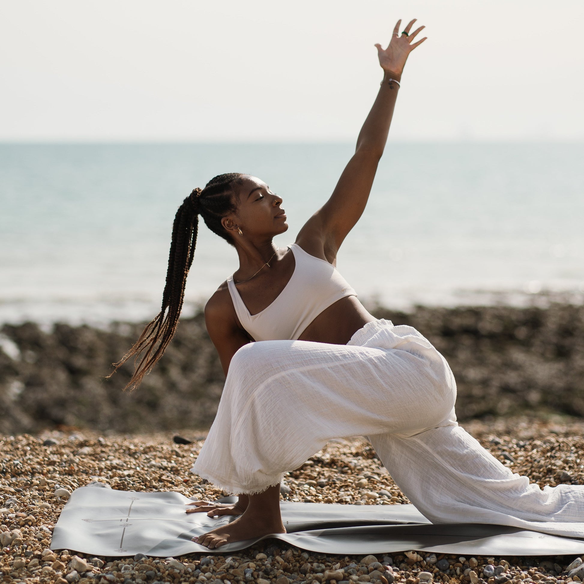 Warrior Black Travel Yoga Mat