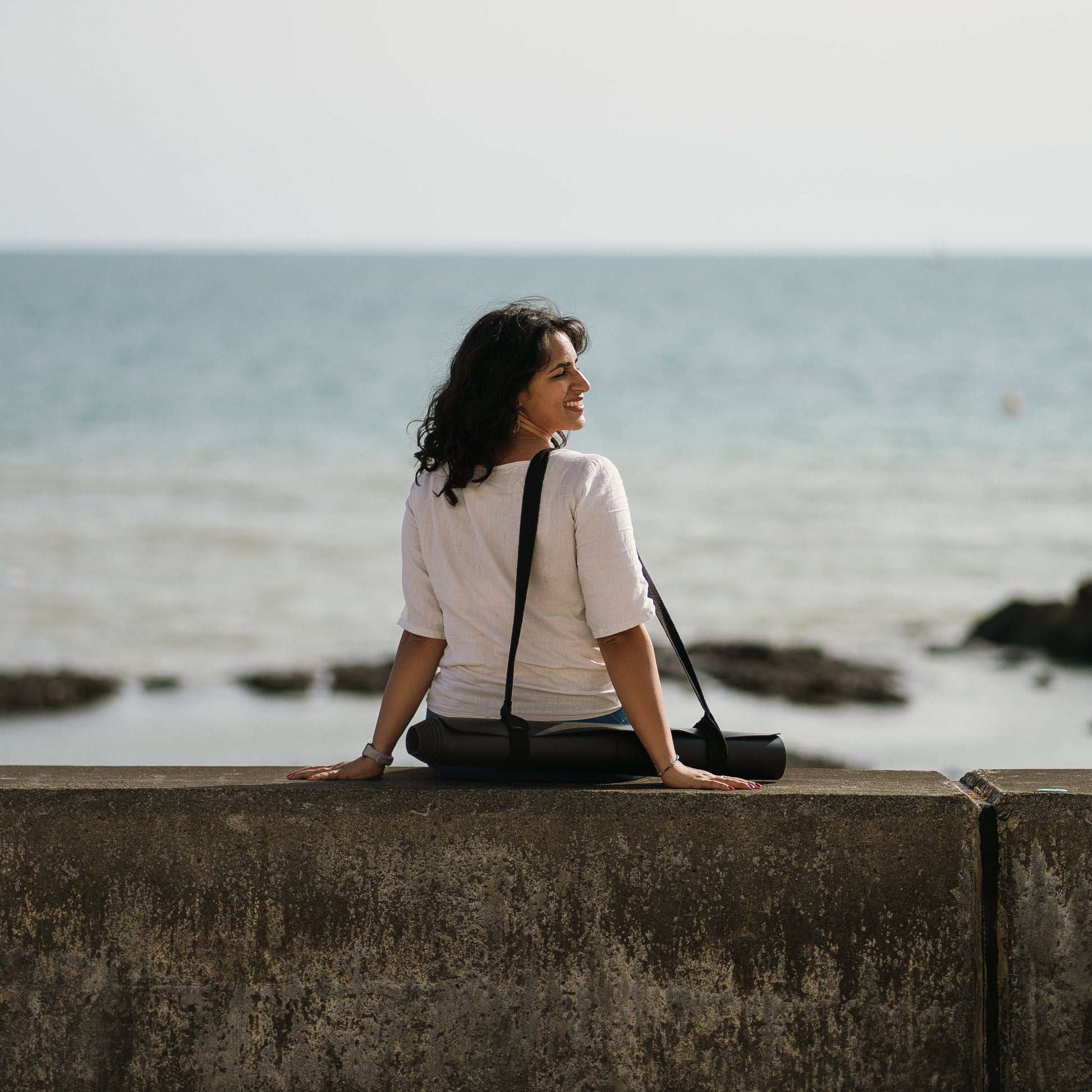 Warrior Black Travel Yoga Mat