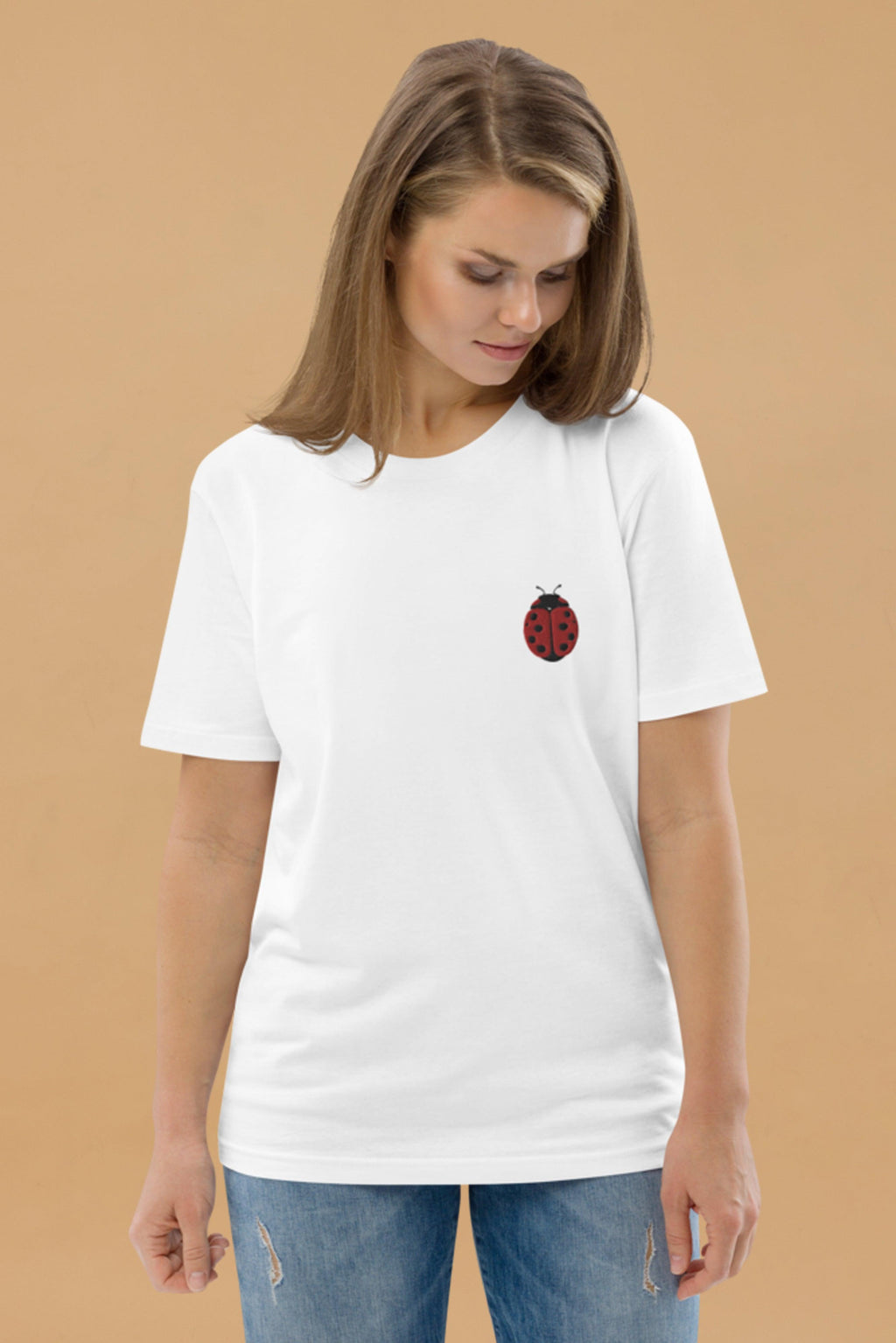 Lady Bug T-Shirt in White