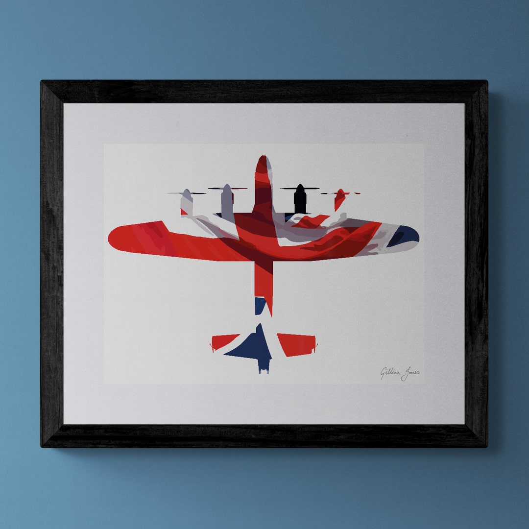 Lancaster Union Flag Print