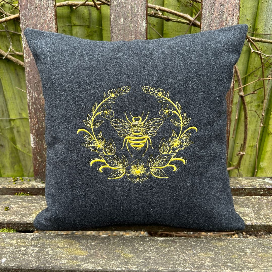 Bumblebee Laurel Cuddle Cushion