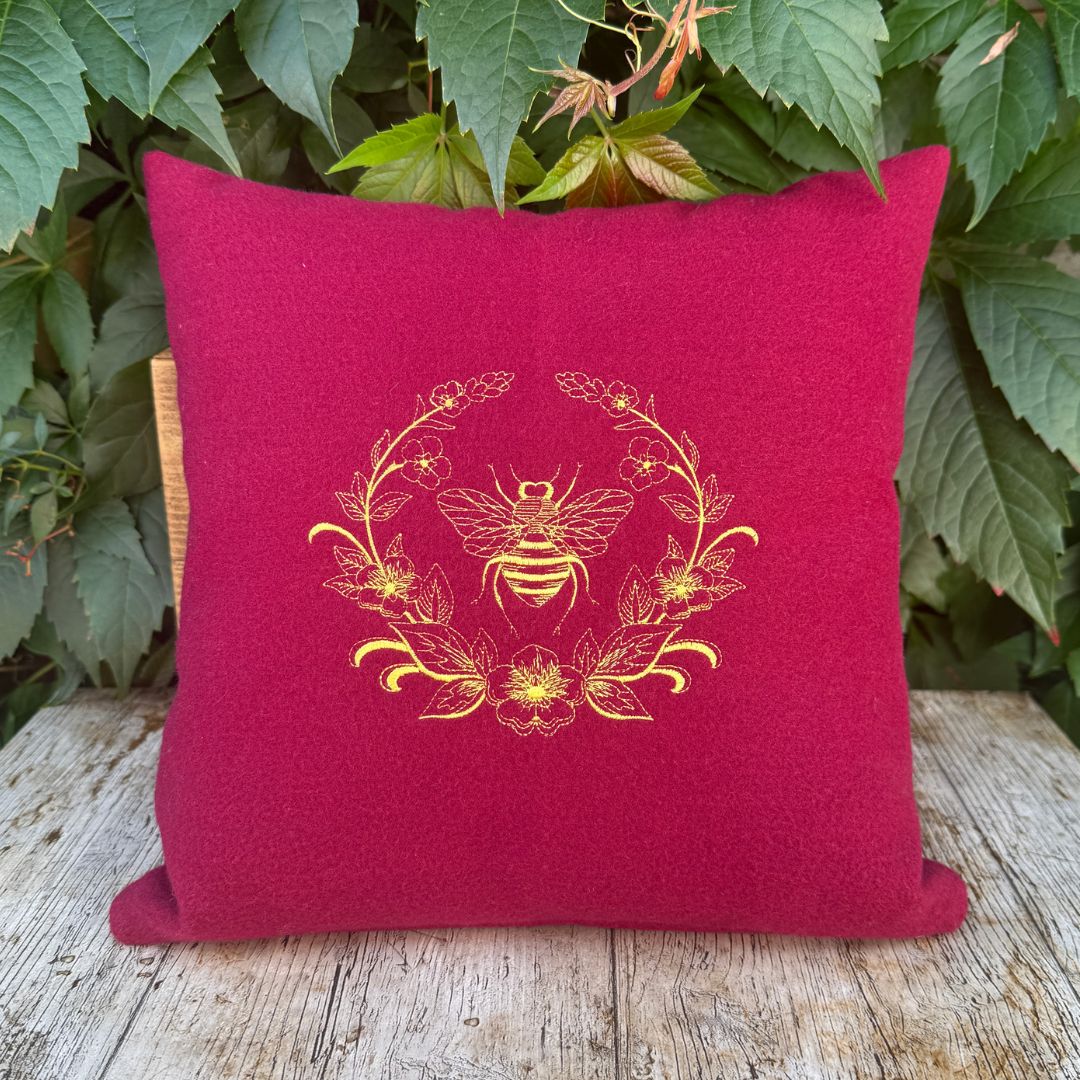 Bumblebee Laurel Cuddle Cushion
