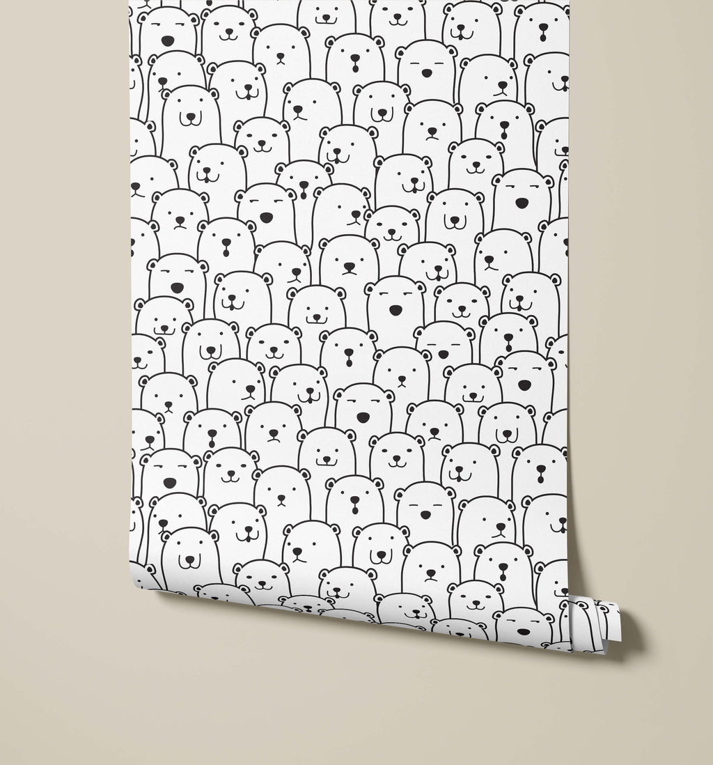 Layton Children's Bear Wallpaper