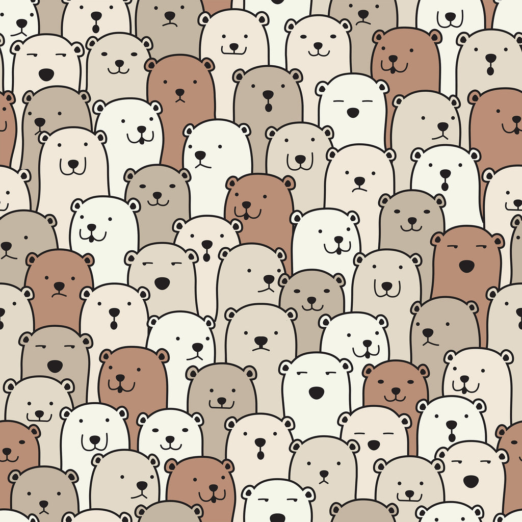 Layton Children's Bear Wallpaper