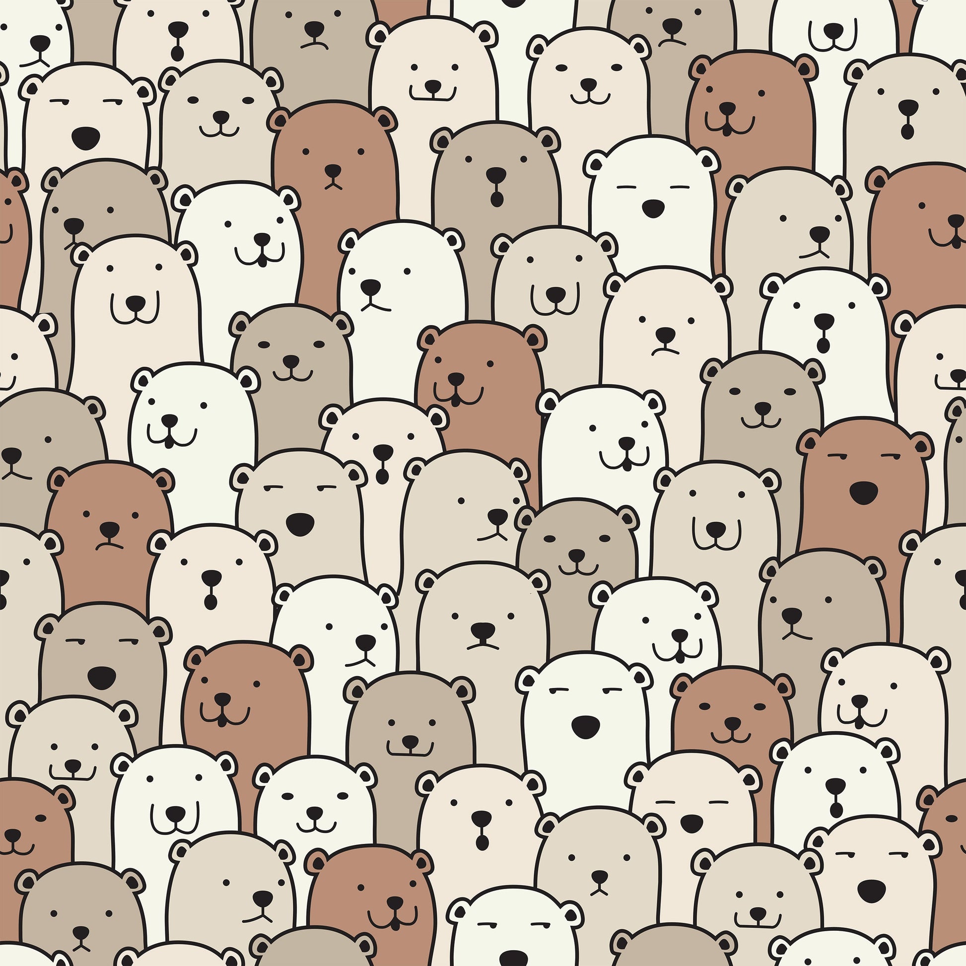 Layton Children's Bear Wallpaper