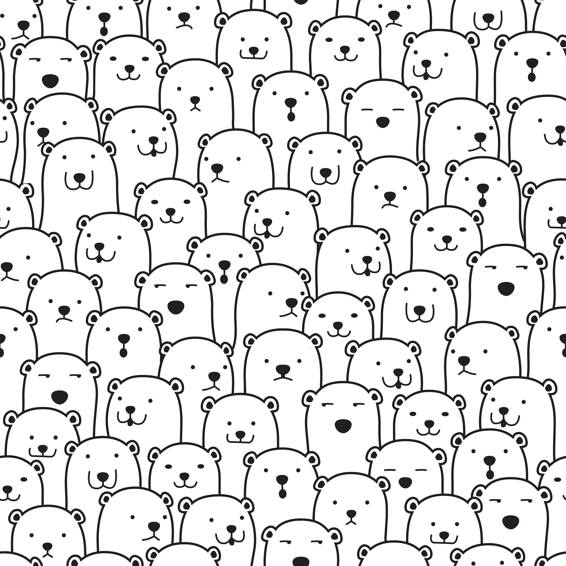 Layton Children's Bear Wallpaper