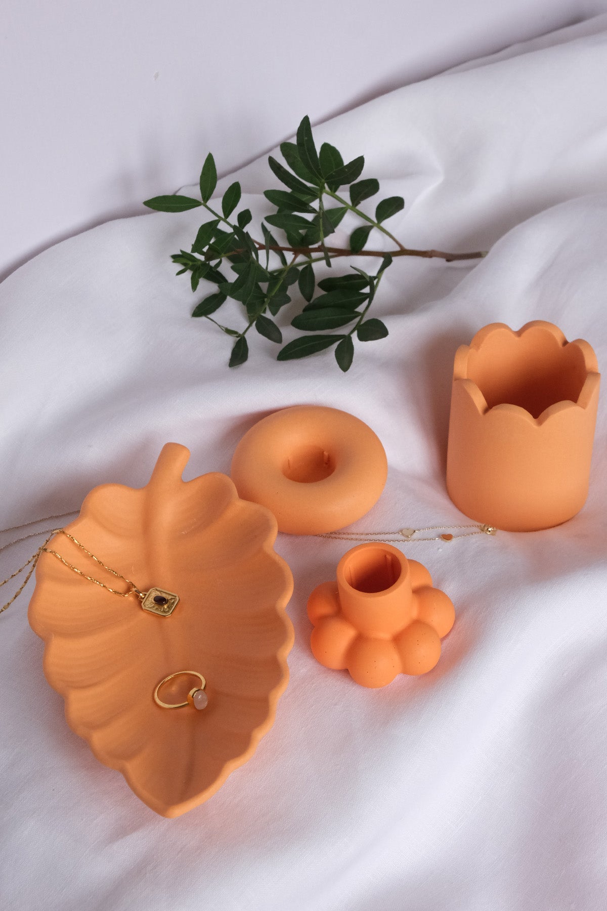 Leaf Decorative Jewellery Tray