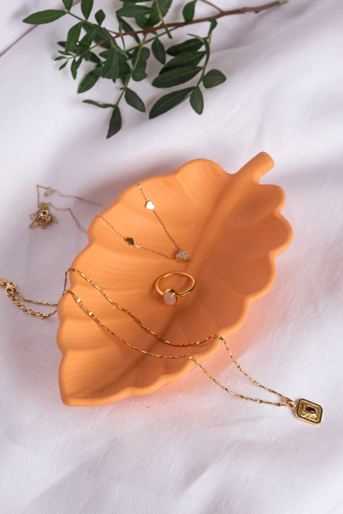 Leaf Decorative Jewellery Tray