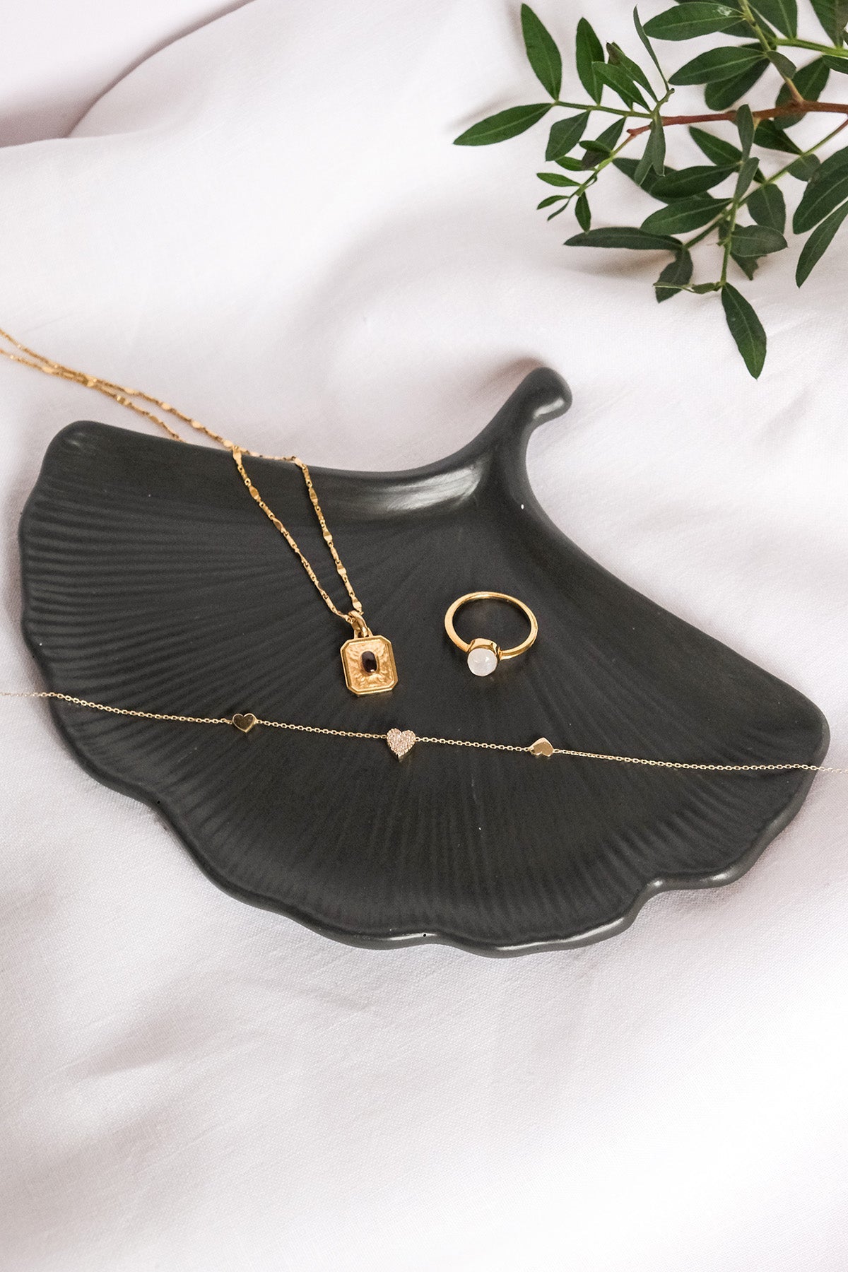 Palm Leaf Jewellery Tray