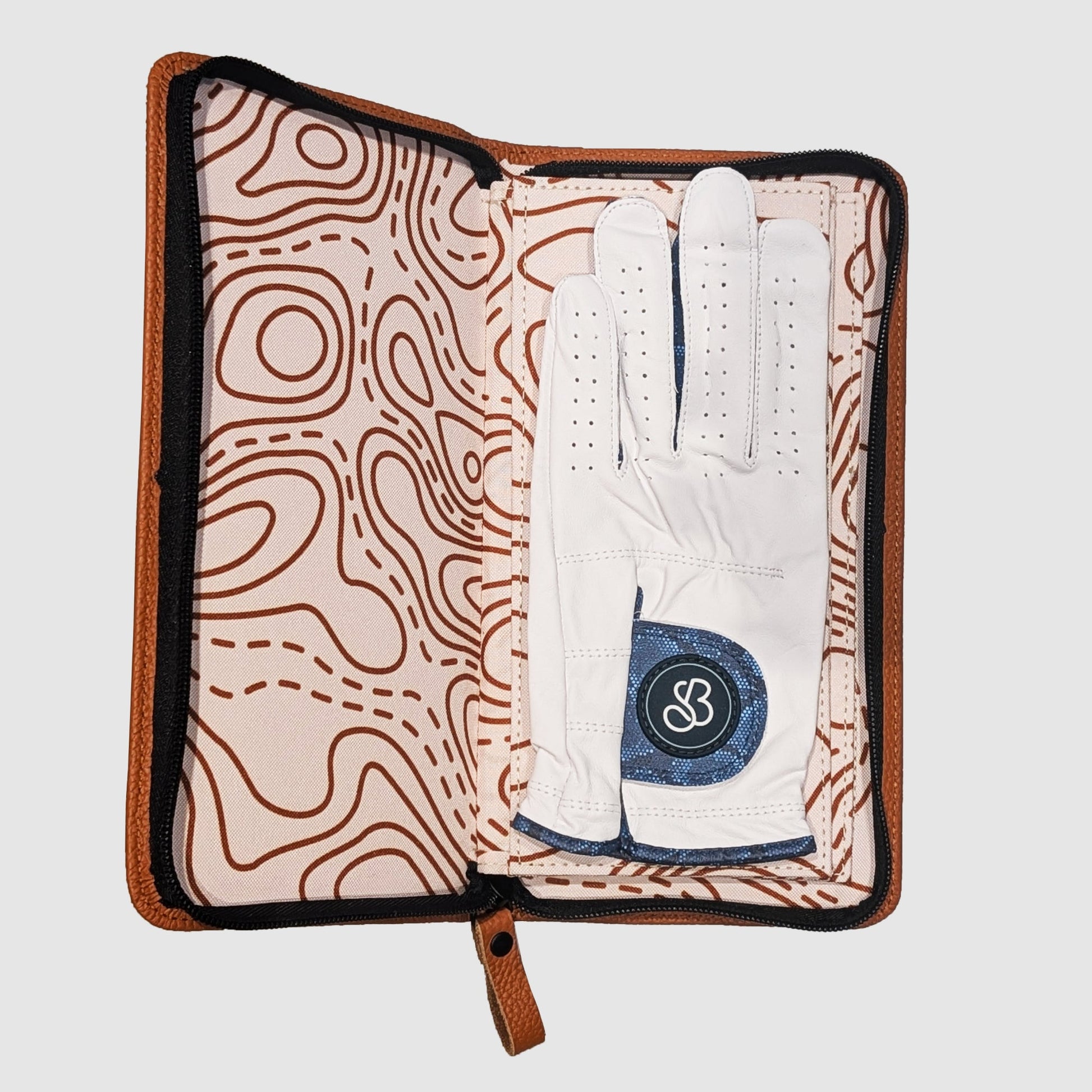 Premium Leather Golf Glove Case