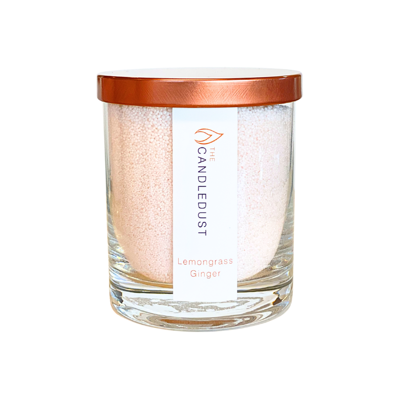 Lemongrass & Ginger Spa Candle – Elegant, Vegan, 30h Burn by Candledust at www.brixbailey.com