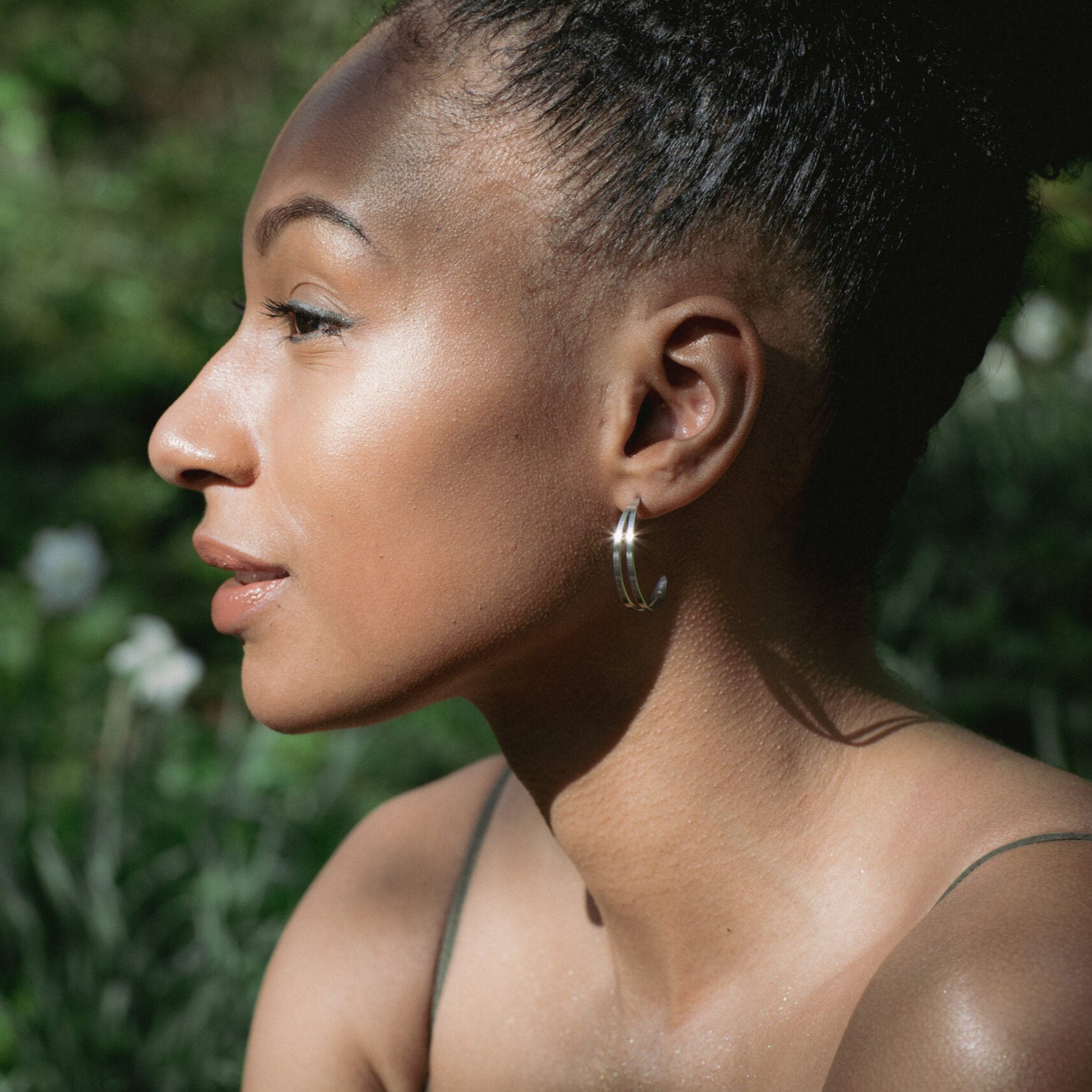 Scandinavian Linea Earrings – Eco-Friendly & Stylish by Lentsius at www.brixbailey.com