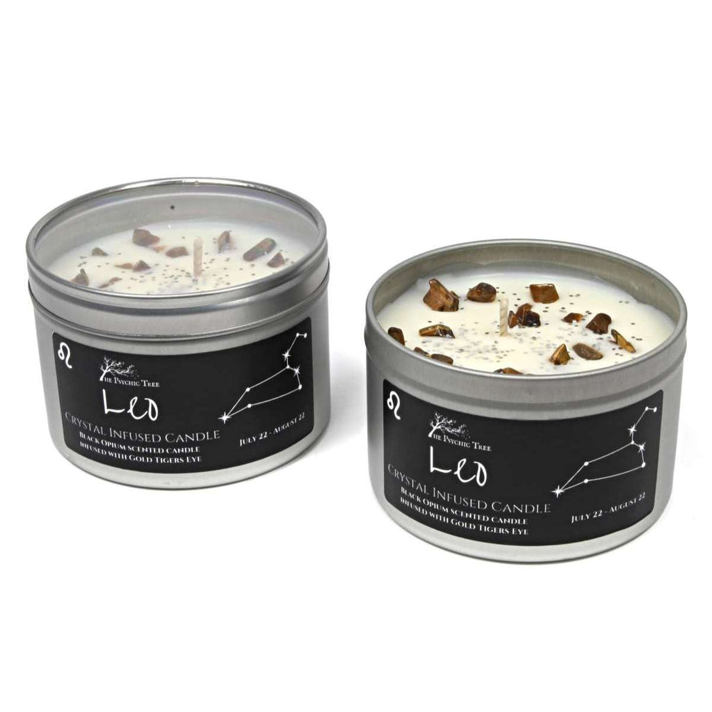 Leo Crystal and Jewellery Scented Zodiac Candle