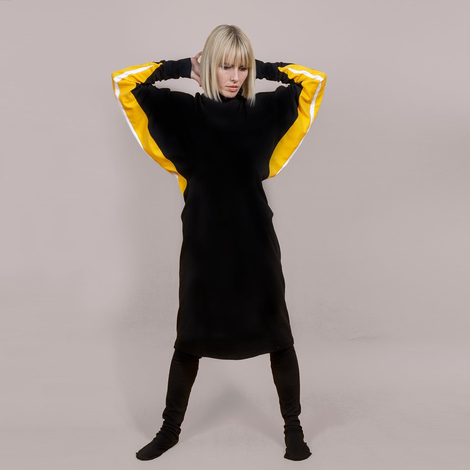 Golden Winged Cacique Lounge Dress