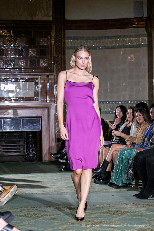 Sky Slip Dress in Vegan Silk