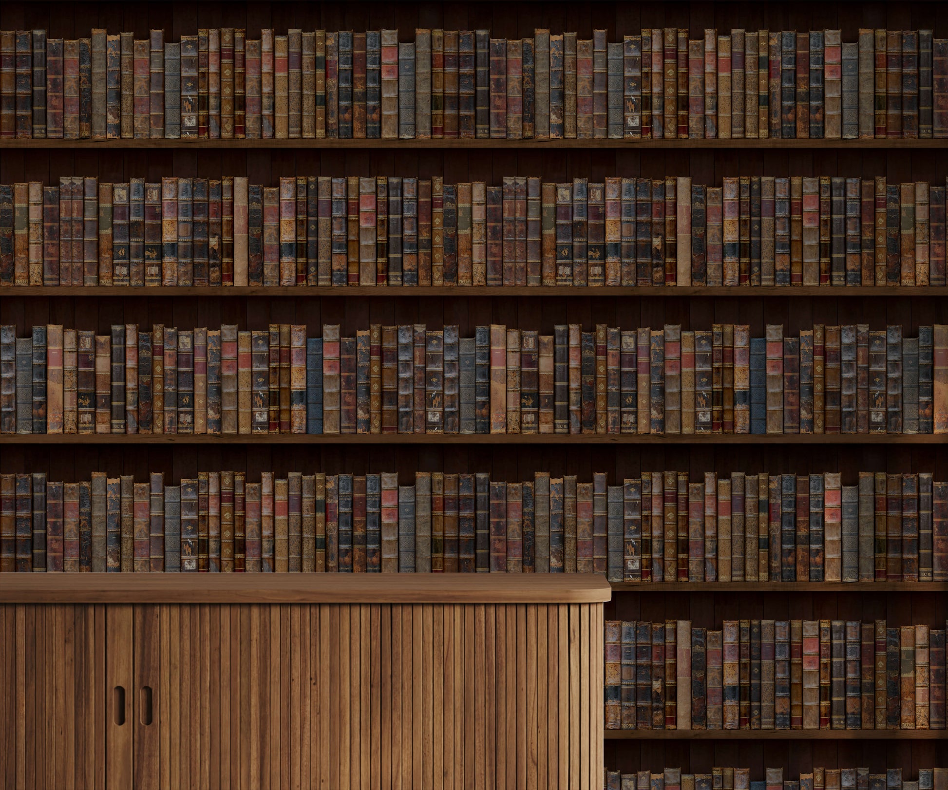 Bookcase Wallpaper Libre