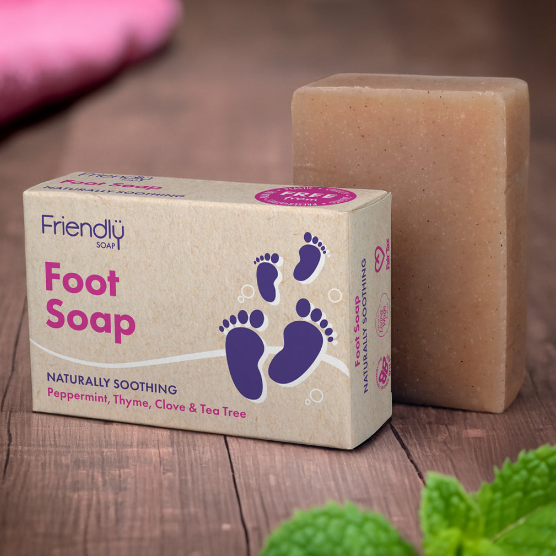 Natural Foot Soap Bar with Peppermint and Tea Tree