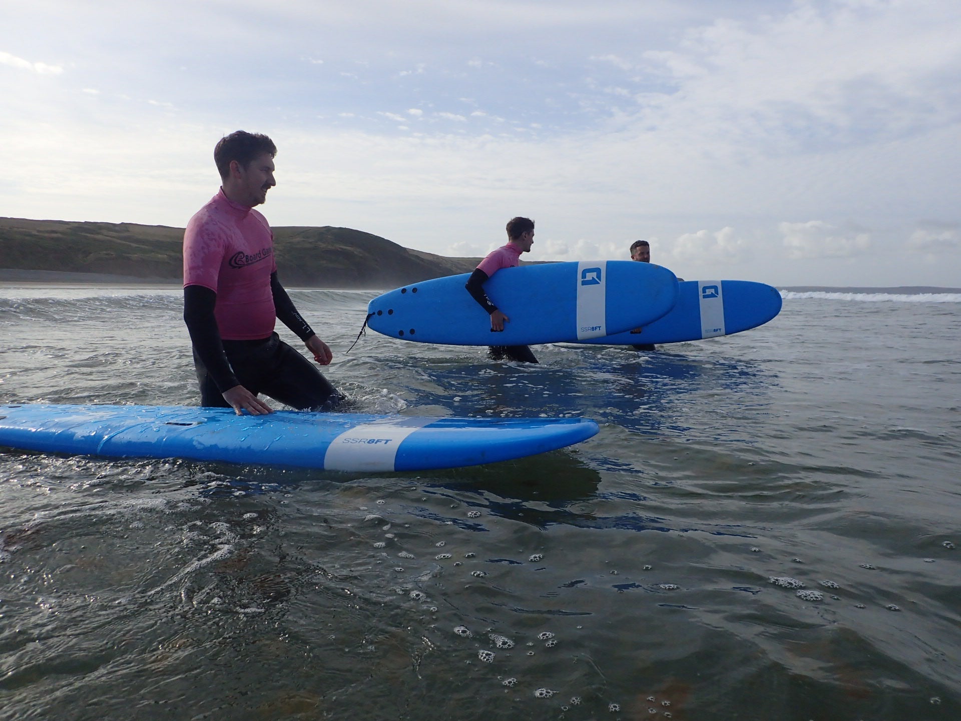 7ft x 25in Beginner Surf School / Rental Softboard Surfboard  - EXTRA WIDE (SSR)