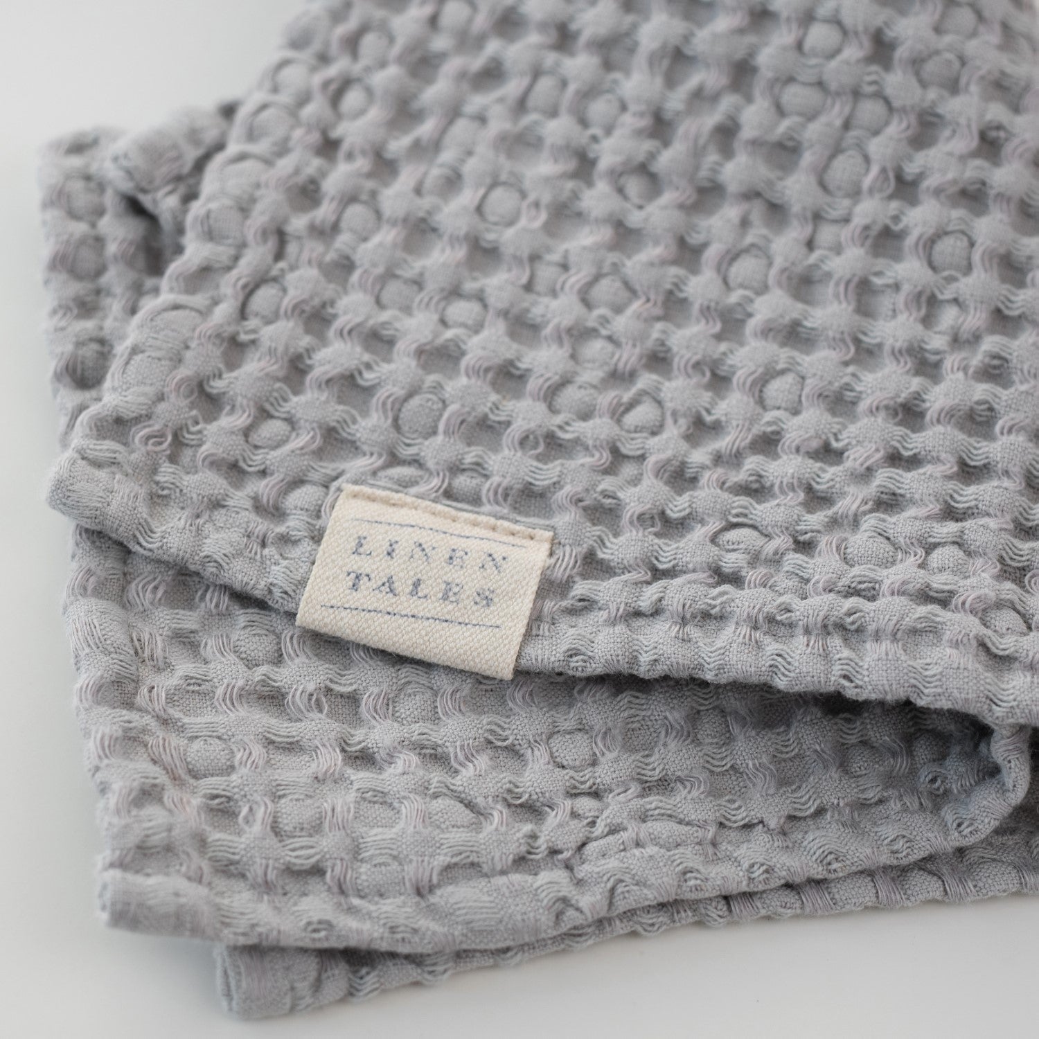Luxurious Honeycomb Waffle Bath Towel – Soft, Quick-Dry Linen Blend by Linen Tales at www.brixbailey.com