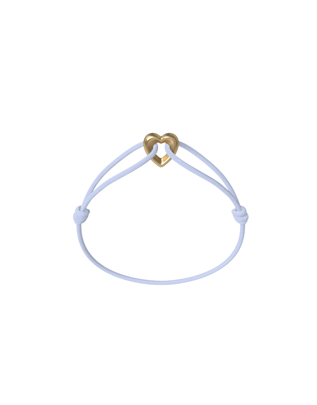 Golden Heart Cord Bracelet