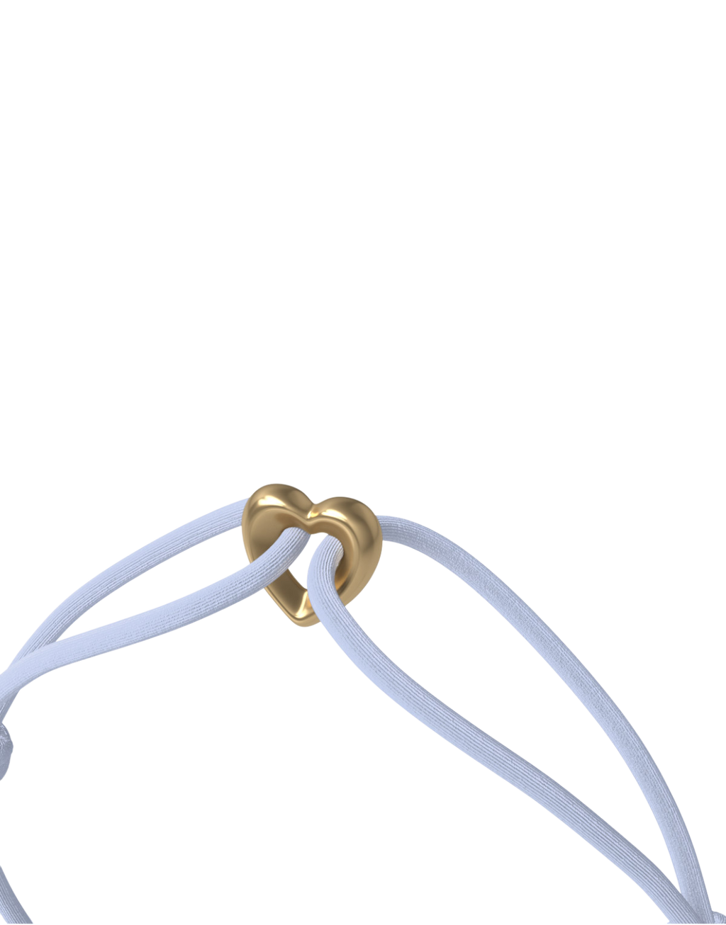 Golden Heart Cord Bracelet