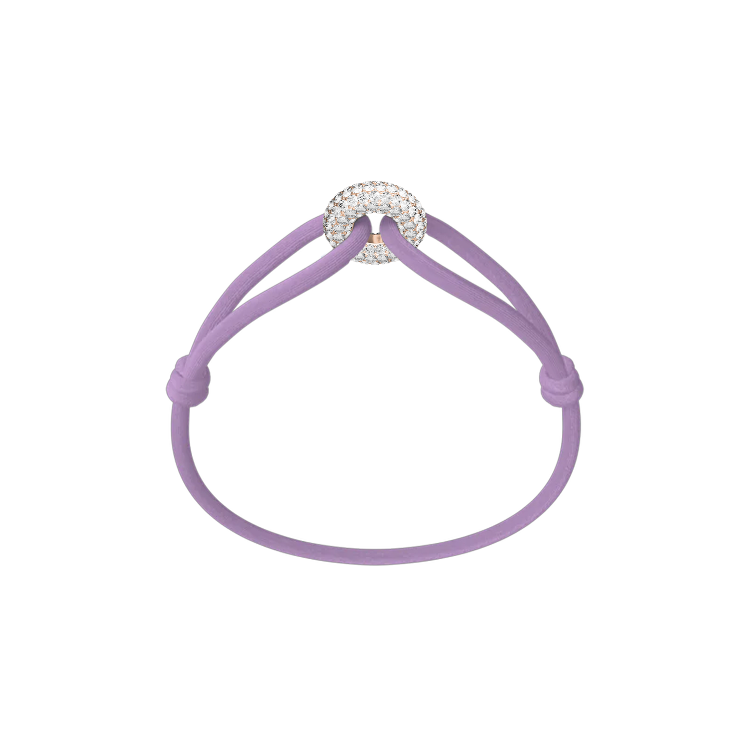 Rose Soho Pave Cord Bracelet