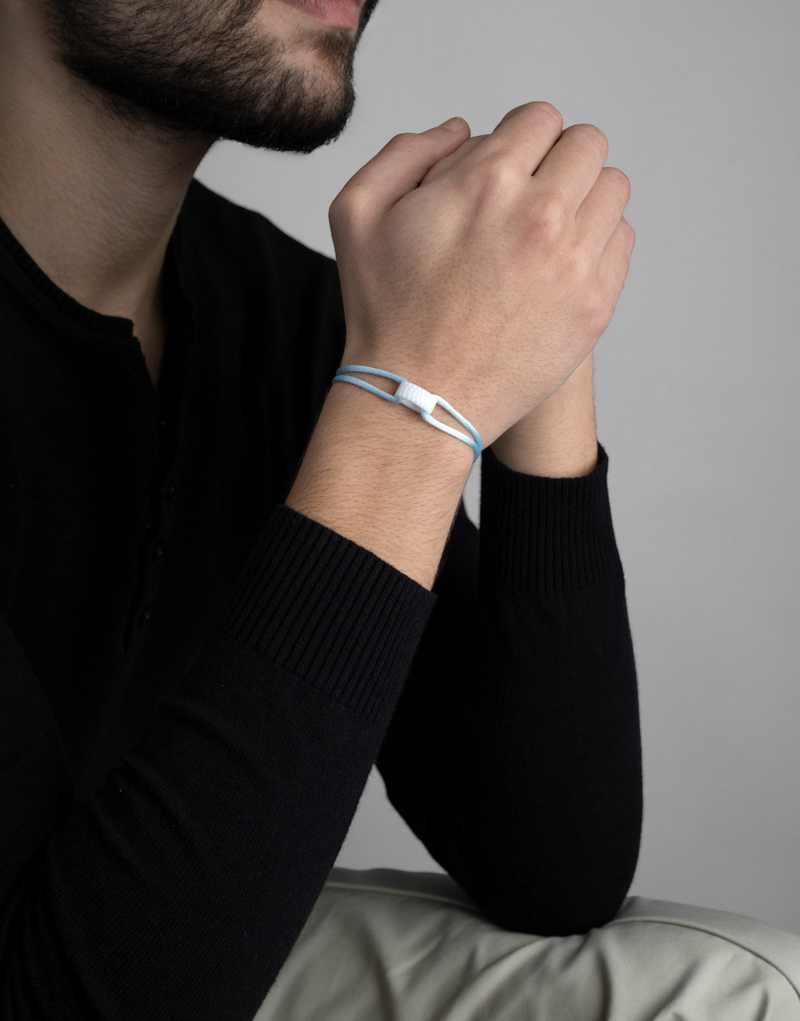 Cord Bracelet in Snow