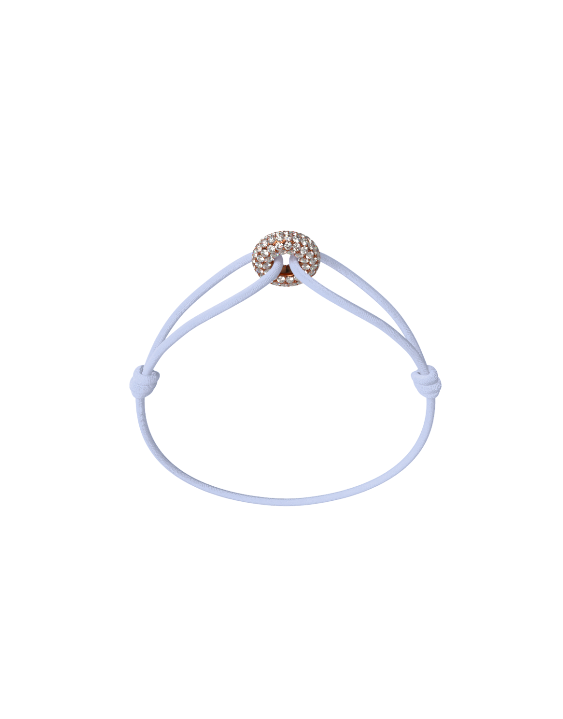 Mini Rose Soho Pave Cord Bracelet