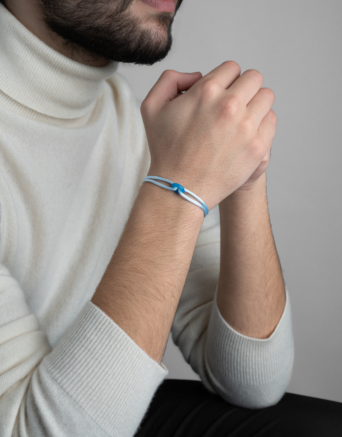 Blue Soho Cord Bracelet