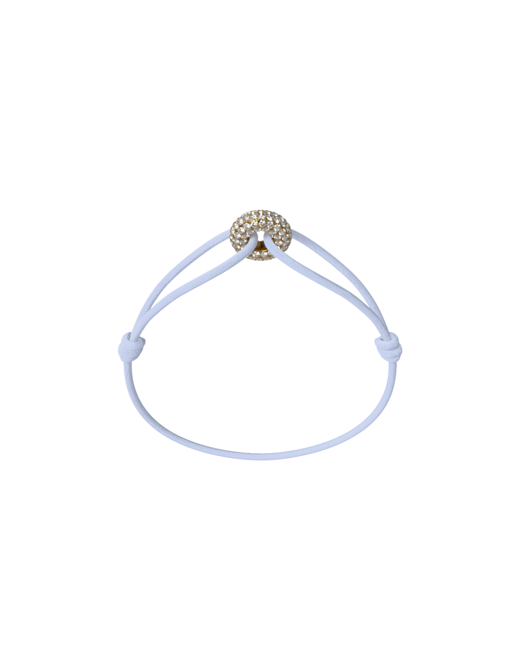 Mini Golden Soho Pave Cord Bracelet