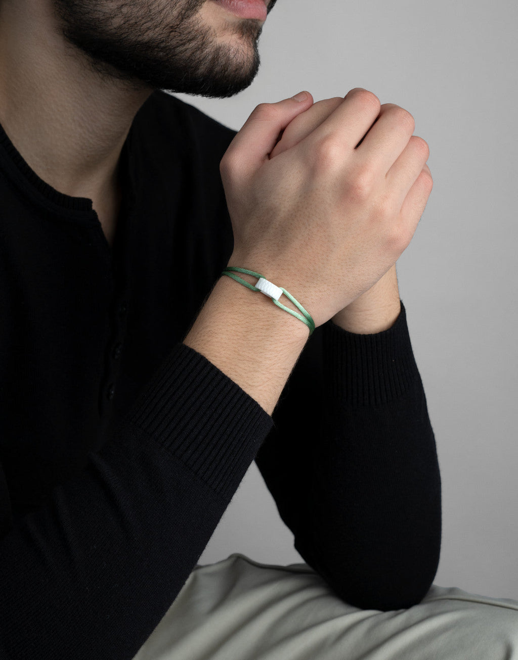 Cord Bracelet in Snow