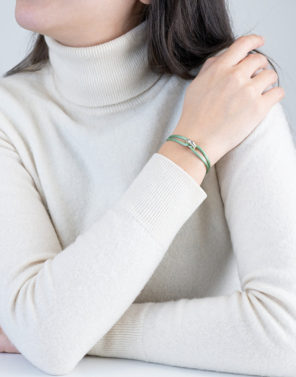 Silver Soho Cord Bracelet