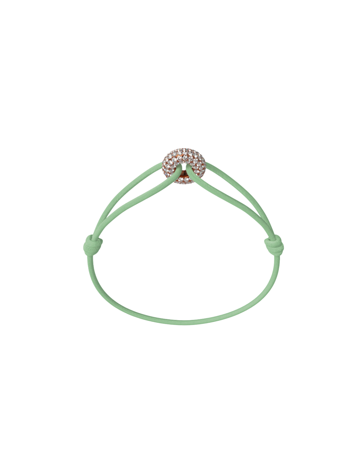 Mini Rose Soho Pave Cord Bracelet