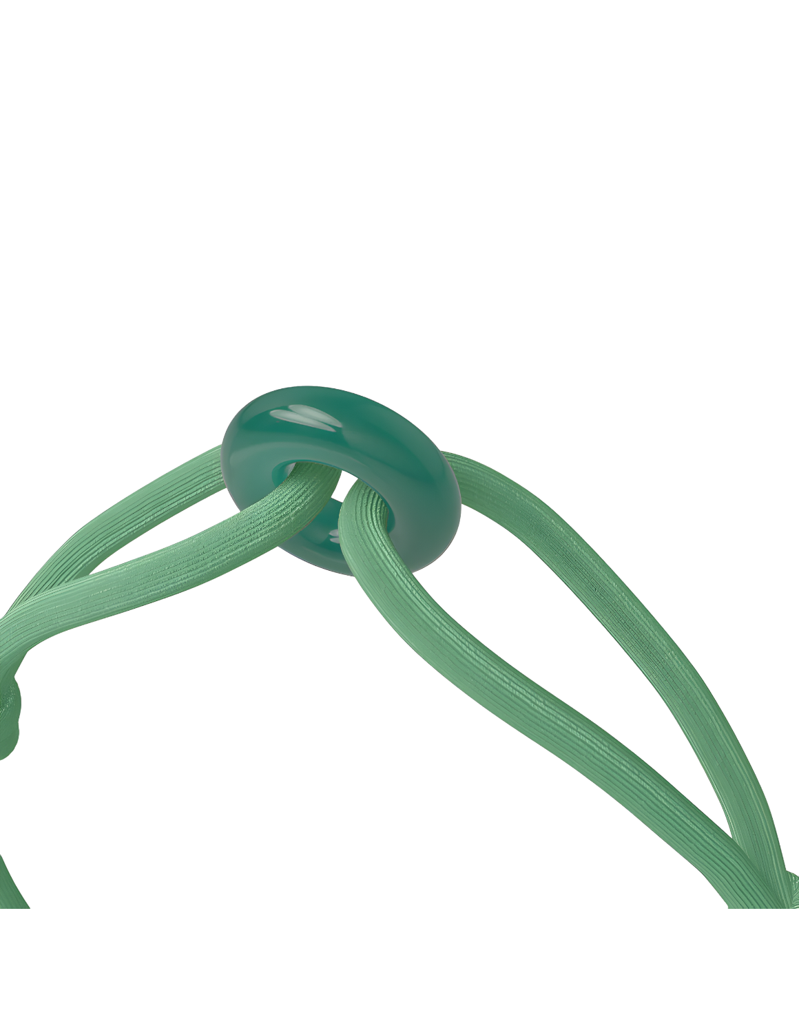 Green Soho Cord Bracelet