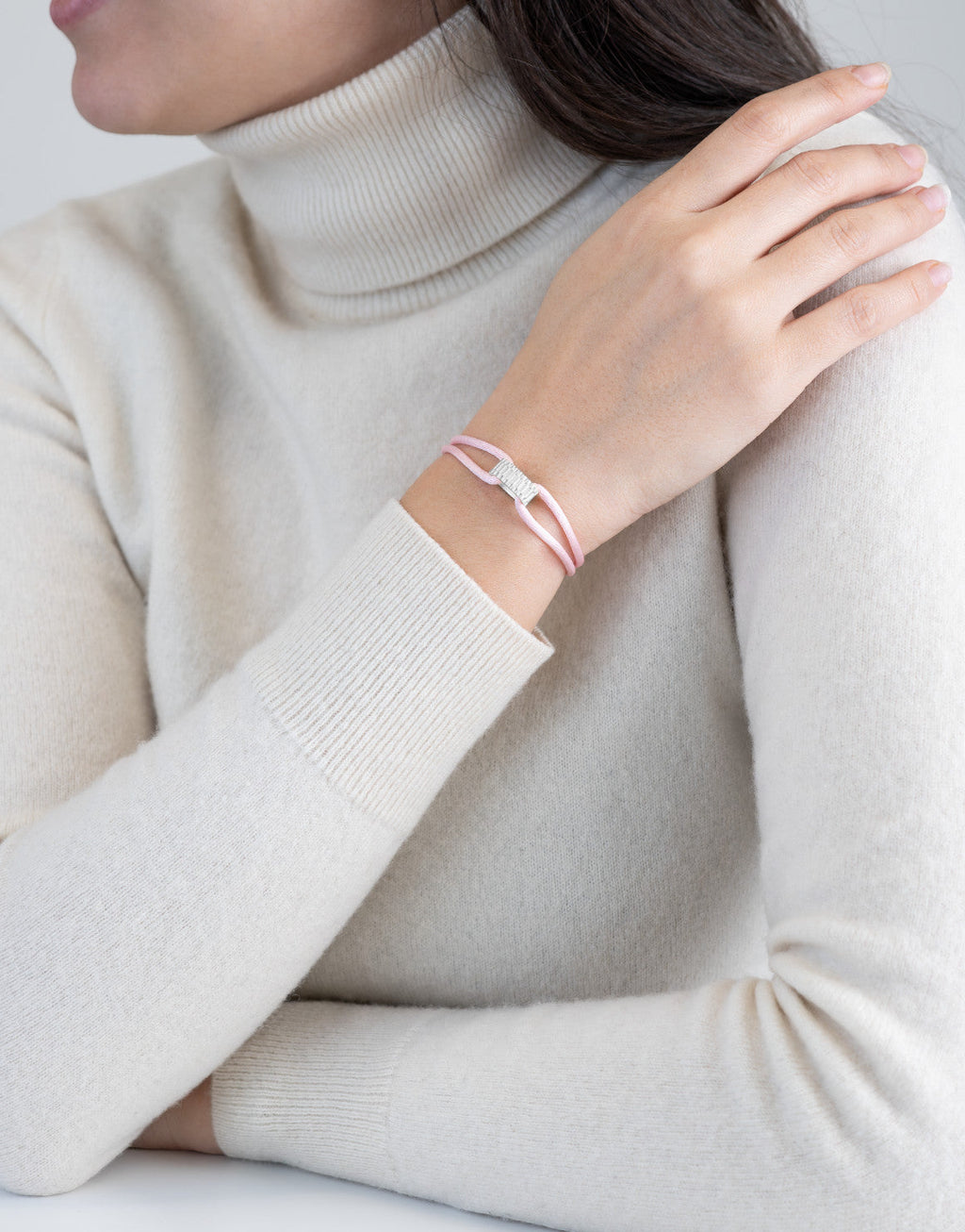 Regent Cord Bracelet in Sterling Silver