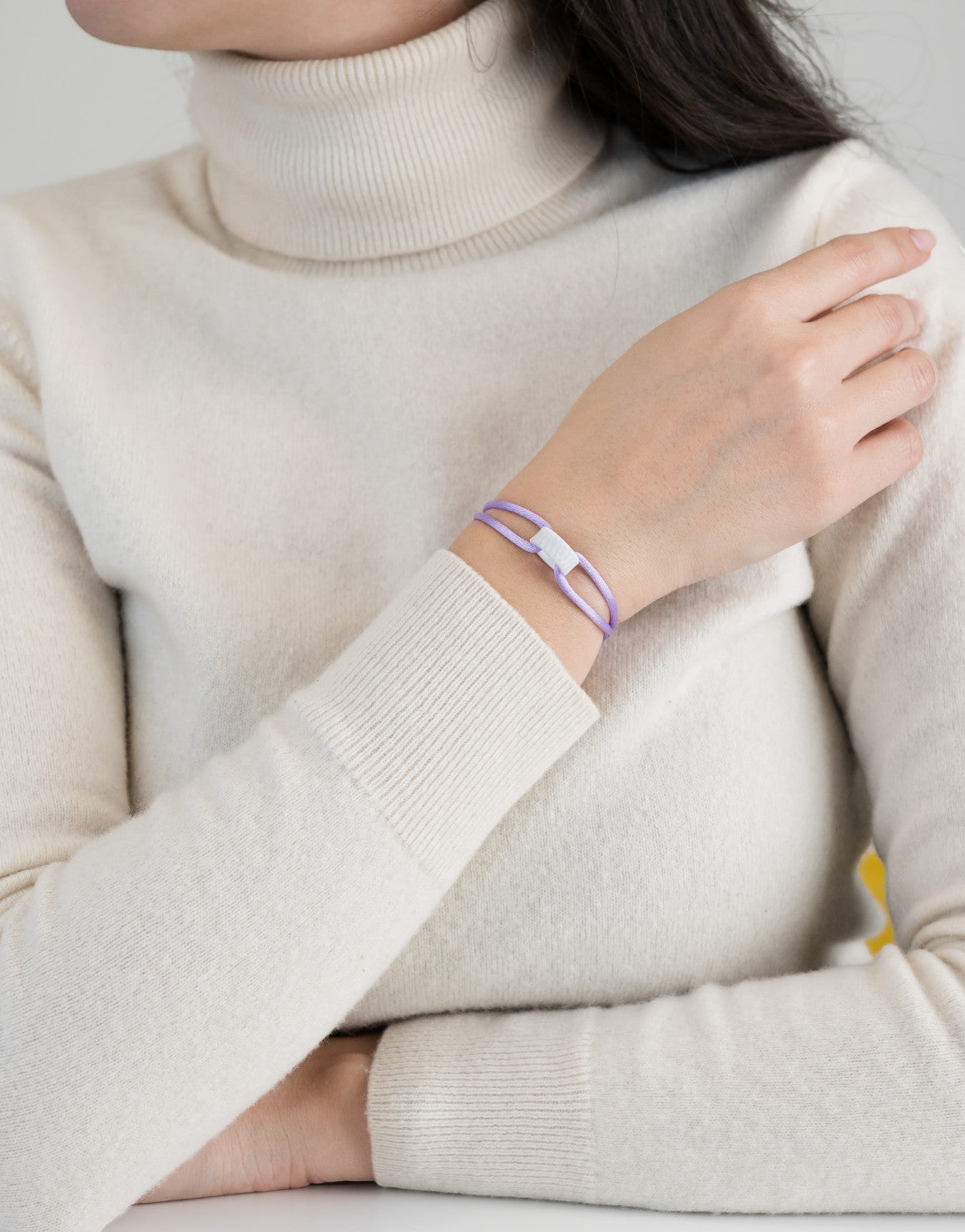 Cord Bracelet in Snow